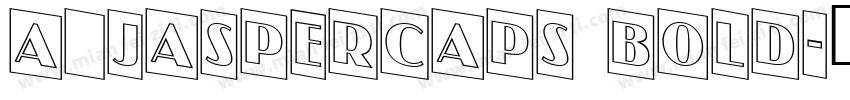 a_JasperCaps Bold字体转换